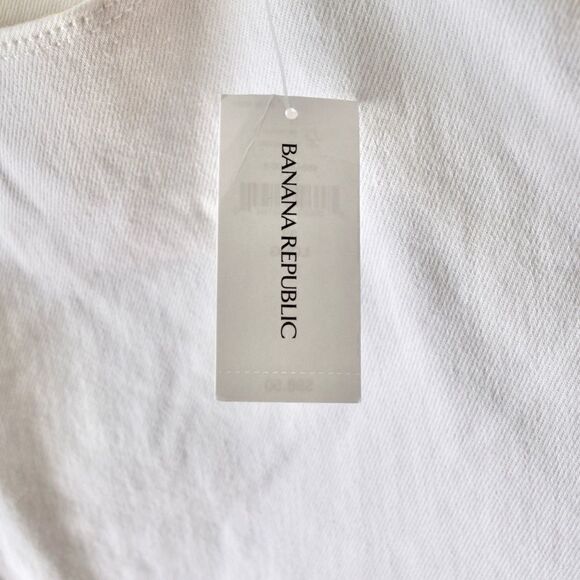 BANANA REPUBLIC High + Skinny Jean, White, Size 32 - Picture 8 of 13
